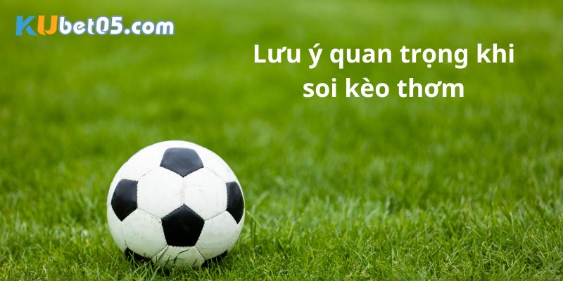 Lưu ý quan trọng khi soi kèo thơm là gì? 